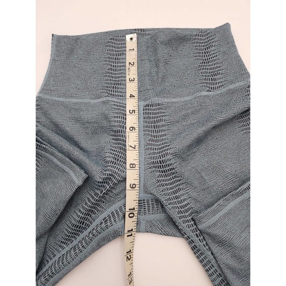 Zyia Active Blue Snakeskin Hi-rise Comfort Yoga Leggings Size 4 - Picture 5 of 8